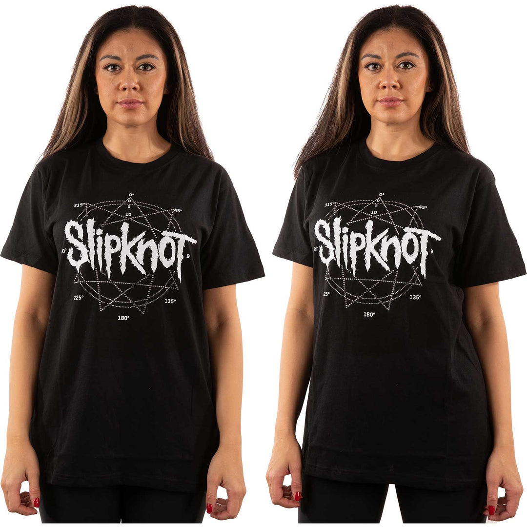 Logo Star Unisex Embellished T-Shirt | Slipknot