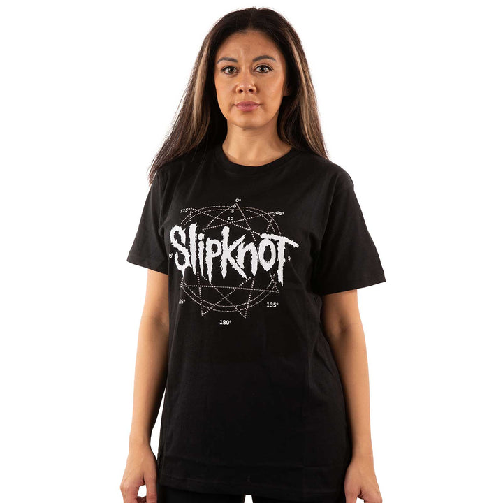 Logo Star Unisex Embellished T-Shirt | Slipknot