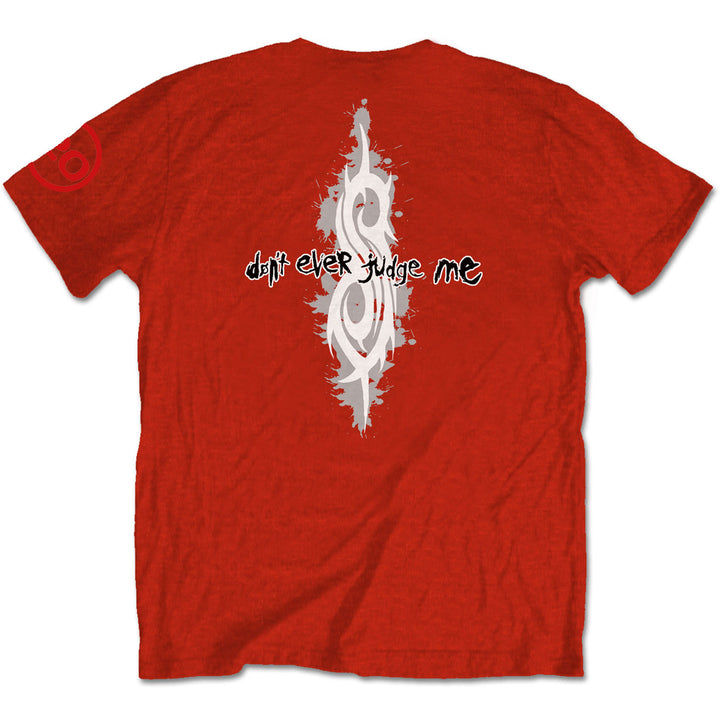 20th Anniversary Don't Ever Judge Me (Back & Sleeve Print) Unisex T-Shirt | Slipknot