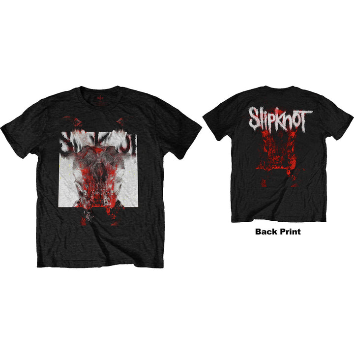 Devil Single - Logo Blur (Back Print) Unisex T-Shirt | Slipknot