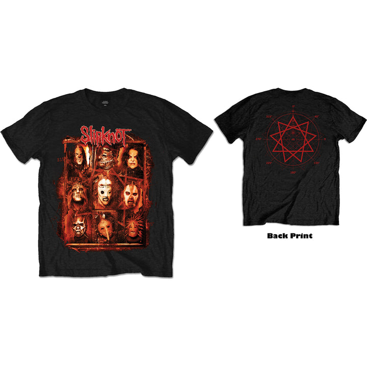 Rusty Face (Back Print) Unisex T-Shirt | Slipknot