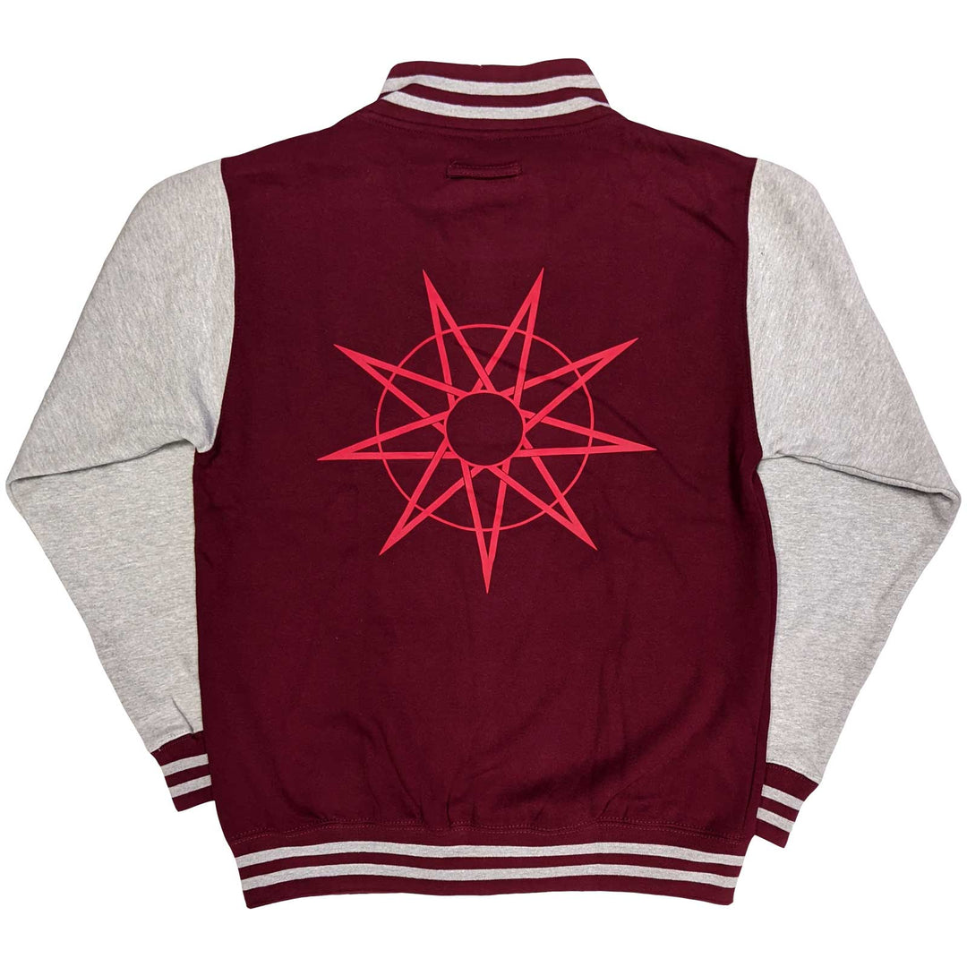 9 Point Star (Back Print) Unisex Varsity Jacket | Slipknot