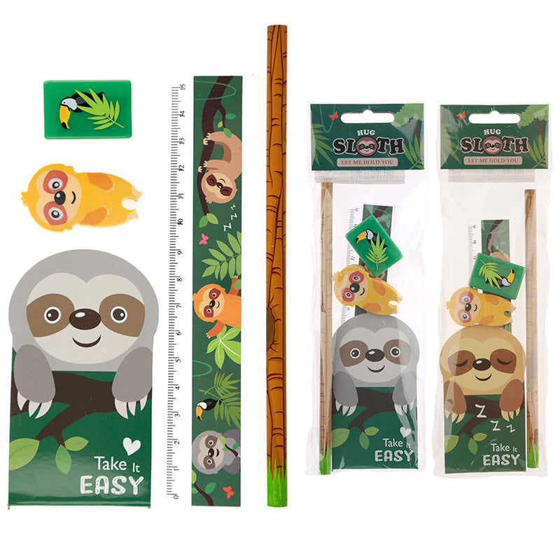 Sloth Stationery Set