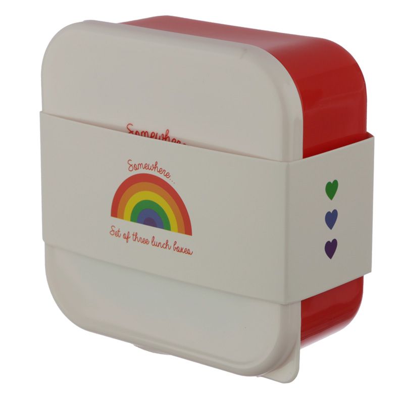 Lunch Boxes (Set of 3) | Somewhere Rainbow