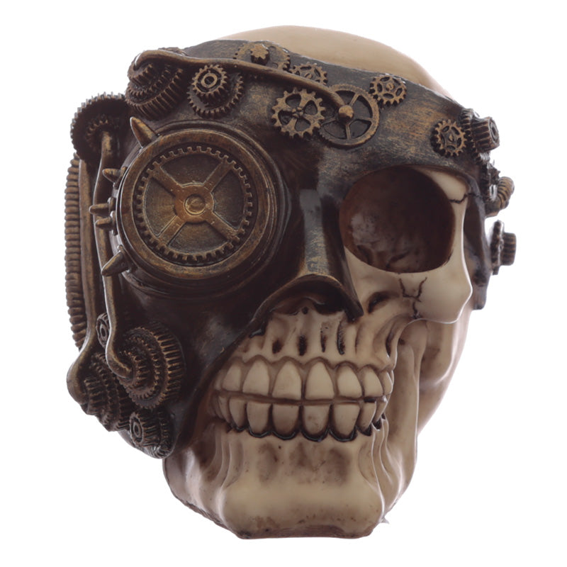Steampunk Skull Ornament (Single)