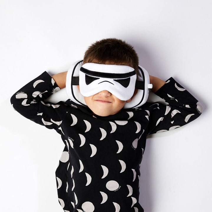 Relaxeazzz Travel Pillow & Eye Mask Set | Original Stormtrooper