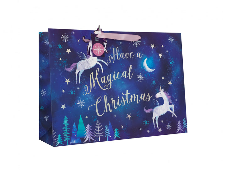 'Have a Magical Christmas' Unicorn Gift Bag (X-Large)