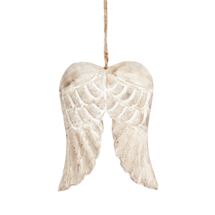 Wooden Angel Wings Decoration