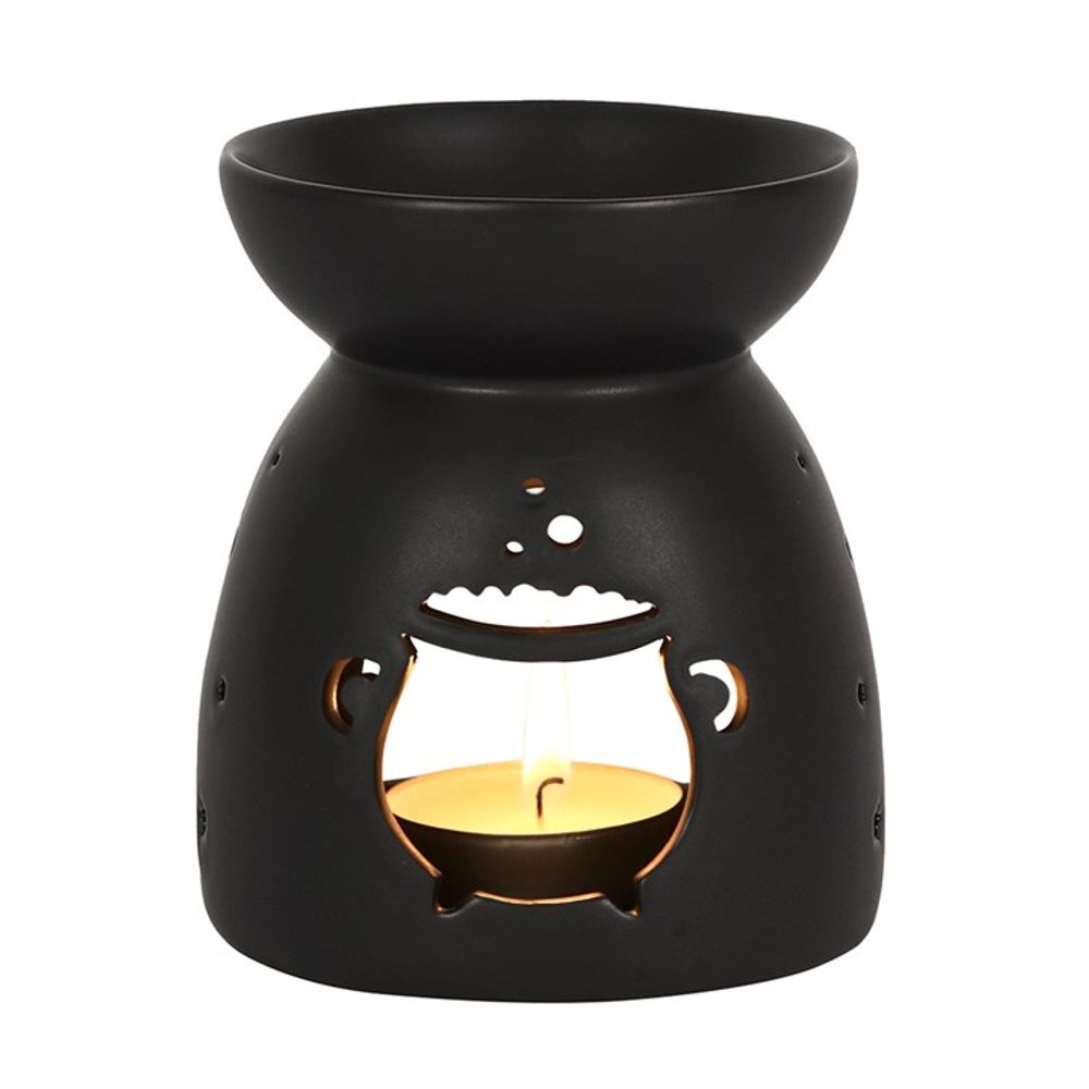 Black Cauldron Cut Out Oil Burner