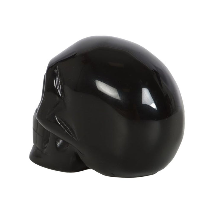 Black Obsidian Crystal Skull