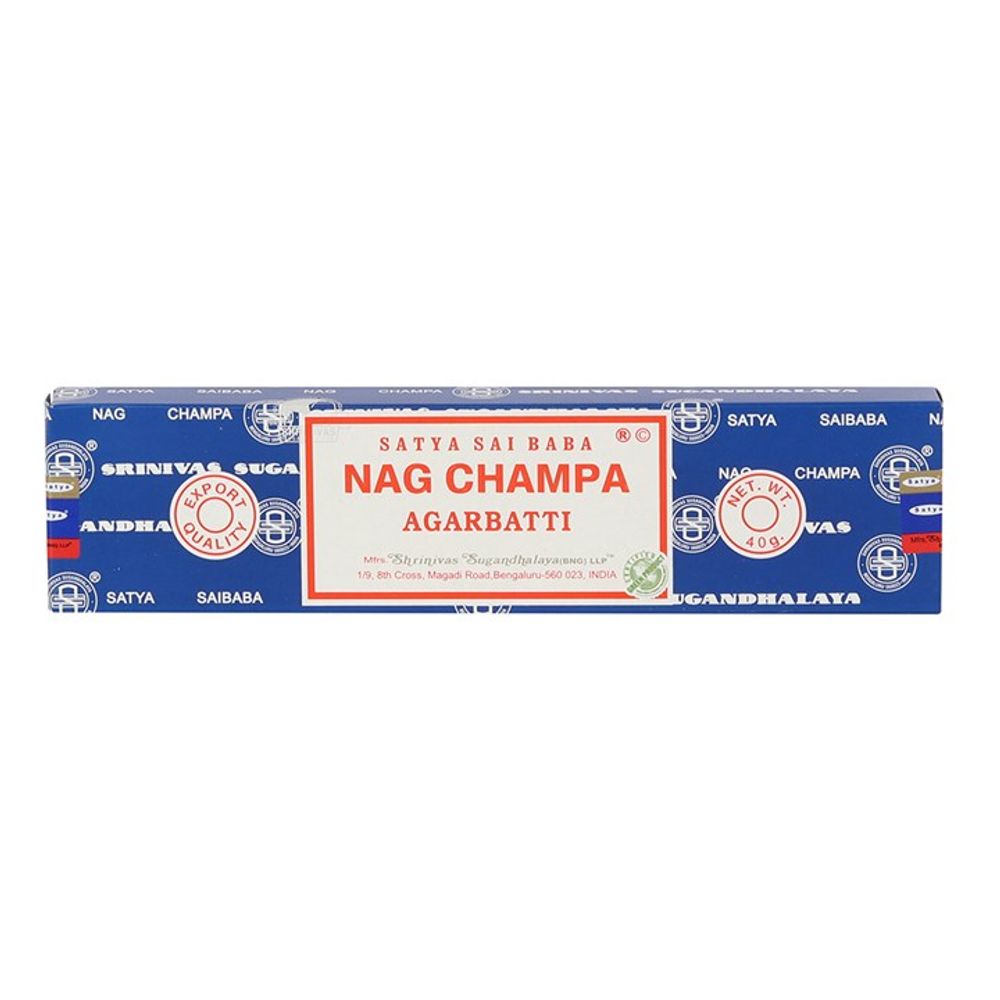 Set of 12 Packets of 40g Sai Baba Nagchampa Incense Sticks