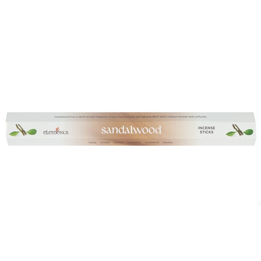 Set of 6 Packets of Elements Sandalwood Incense Sticks