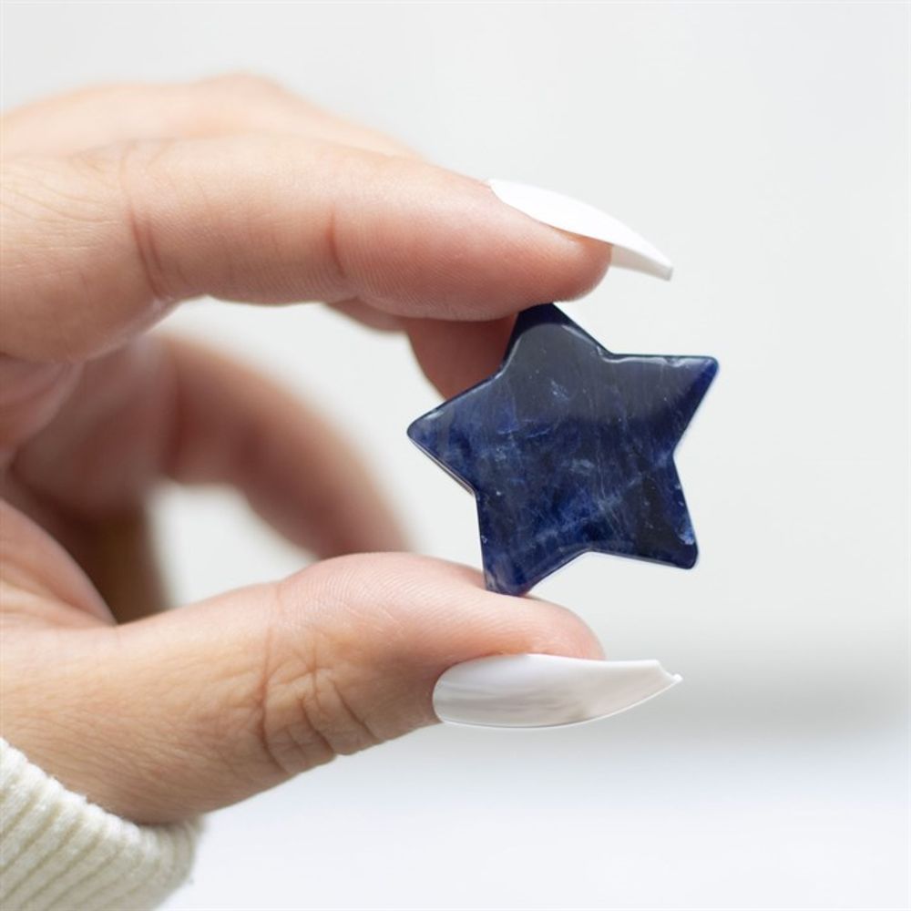 Lucky Stars Lucky Sodalite Crystal Star in a Bag