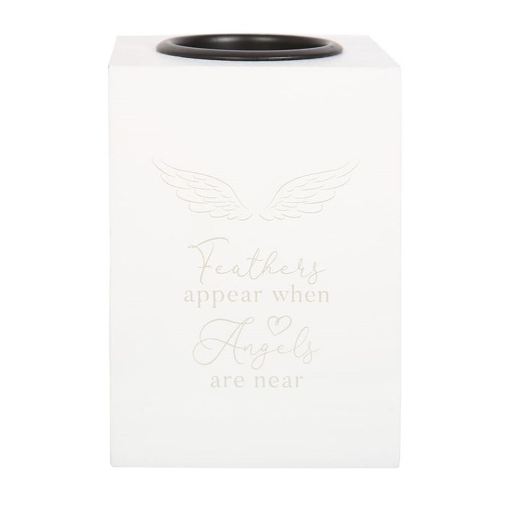 Feathers Appear Angel Wing Tealight Holder