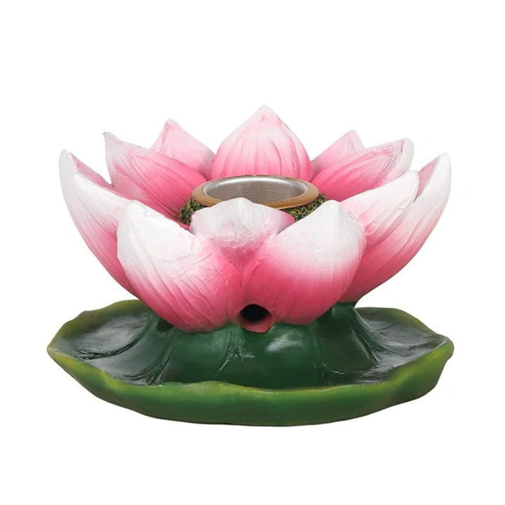 Coloured Lotus Backflow Incense Burner