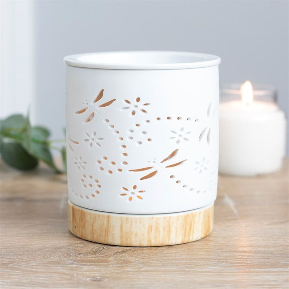 Dragonfly Matte Ceramic Oil Burner