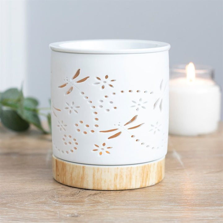 Dragonfly Matte Ceramic Oil Burner