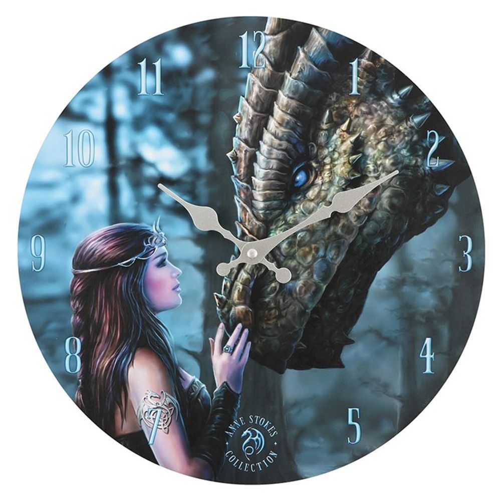 Once Upon a Time Wall Clock by Anne Stokes