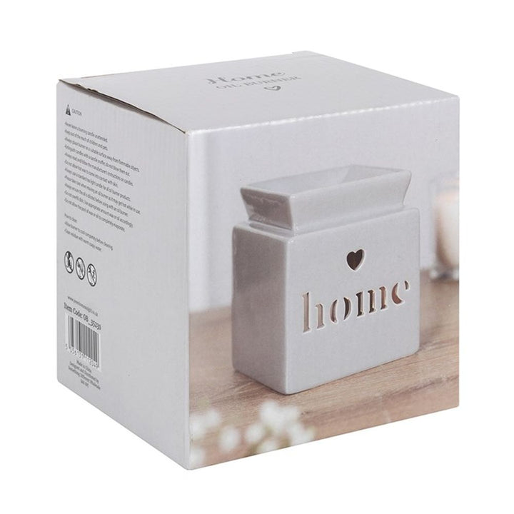 Grey Home Cut Out Oil Burner