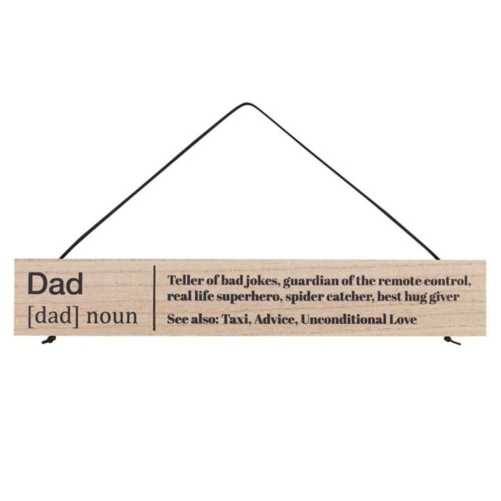Dad Definition Slim Hanging Sign