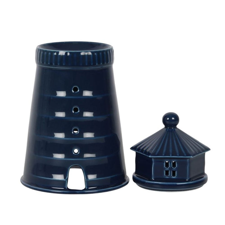 Blue Lighthouse Oil Burner