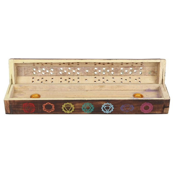 Chakra Wooden Mixed Incense Box Set