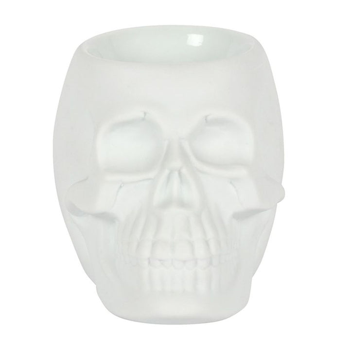 White Skull Oil Burner