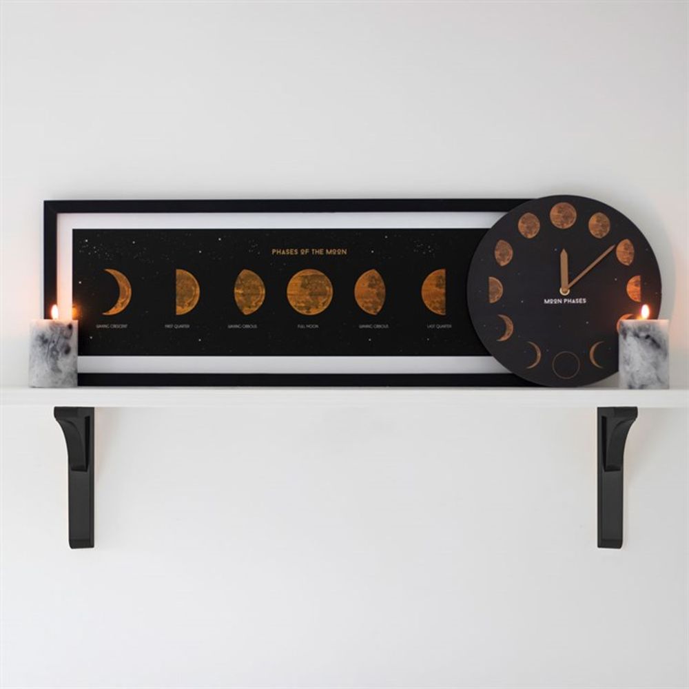Moon Phases Print in Frame