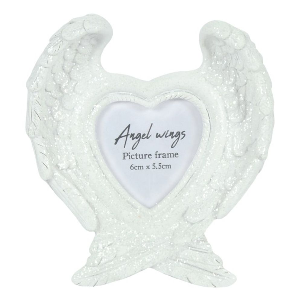 Glitter Angel Wing Photo Frame