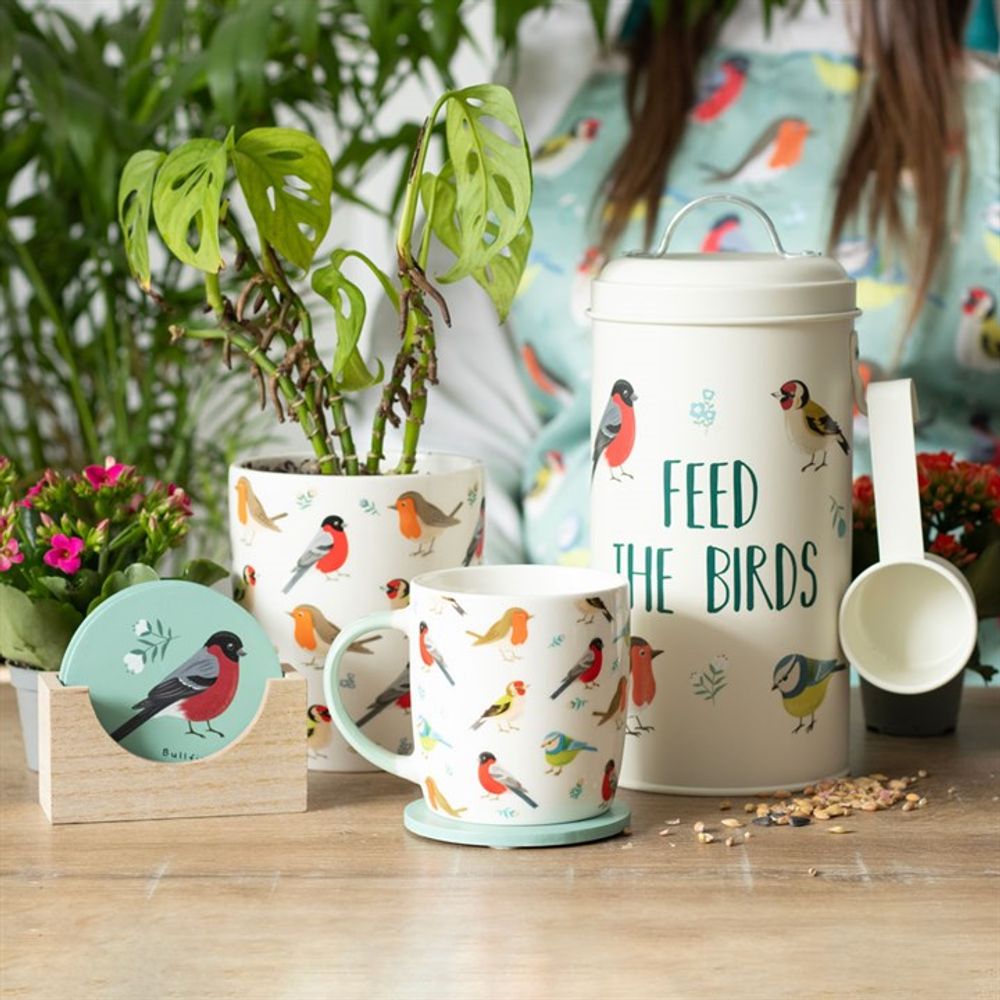 Feed the Birds Bird Seed Tin and Scoop
