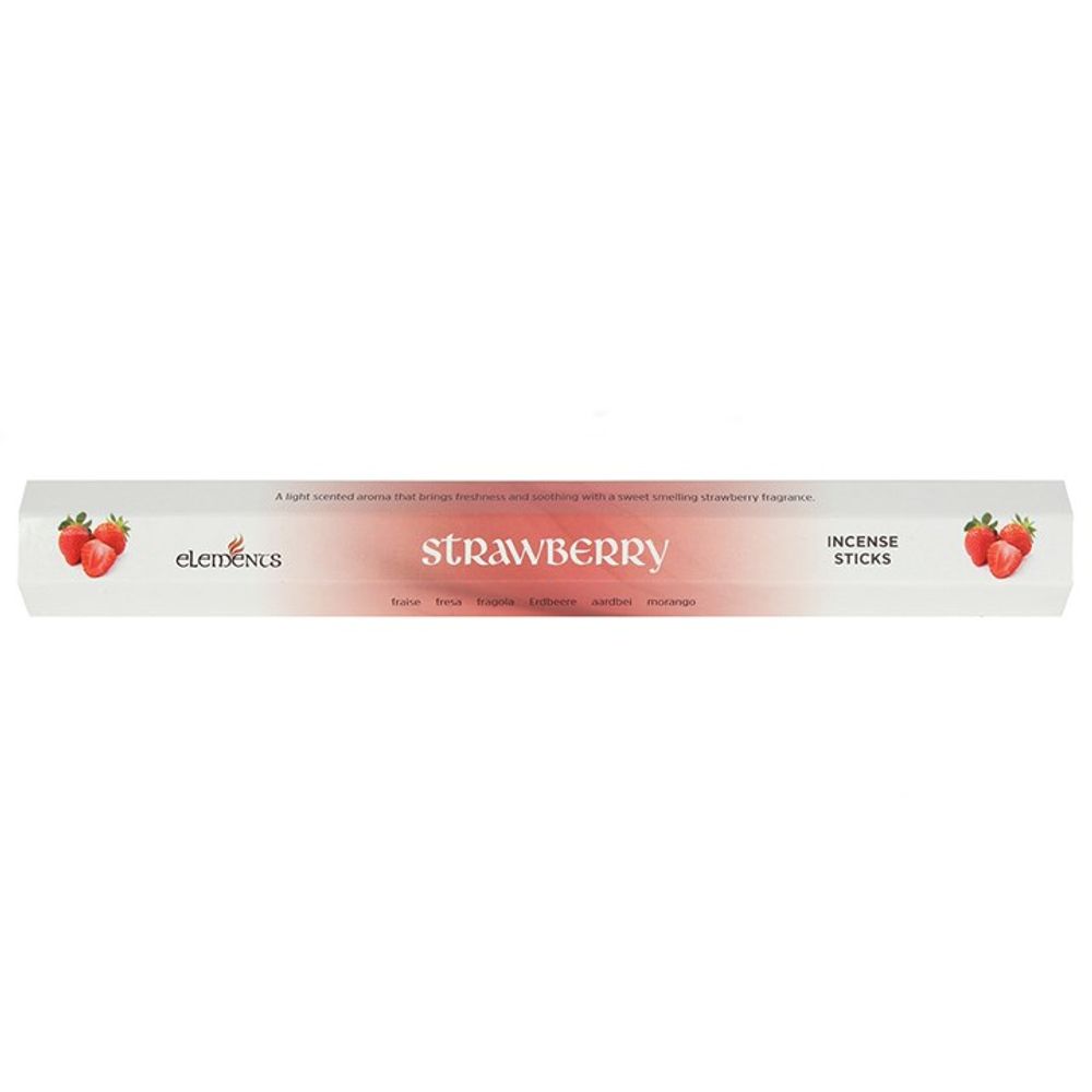 Set of 6 Packets of Elements Strawberry Incense Sticks