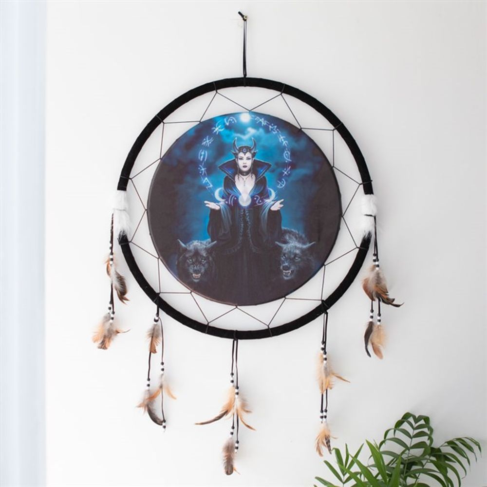 Moon Witch Dreamcatcher by Anne Stokes