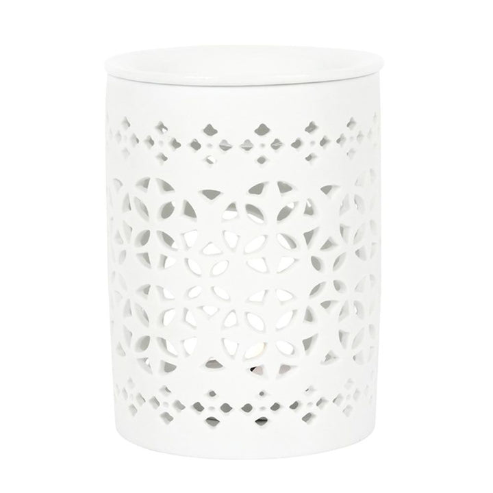 White Matte Cut Out Oil Burner