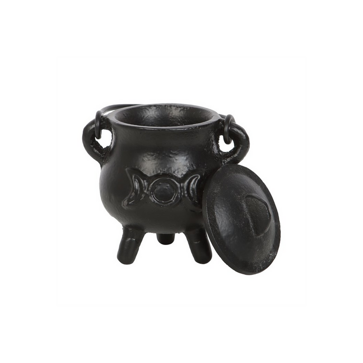 7.5cm Cast Iron Cauldron with Triple Moon