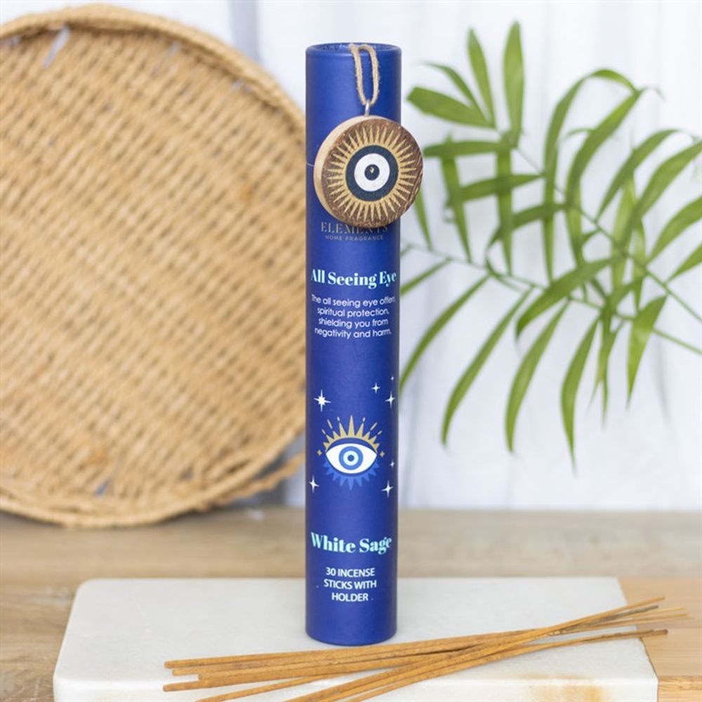 Set of 12 All Seeing Eye White Sage Incense Stick Gift Sets