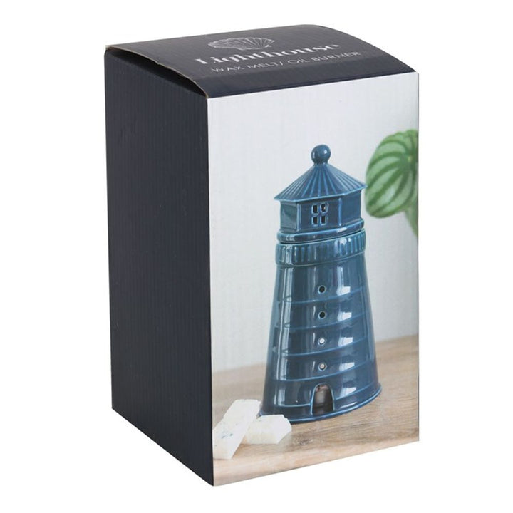 Blue Lighthouse Oil Burner