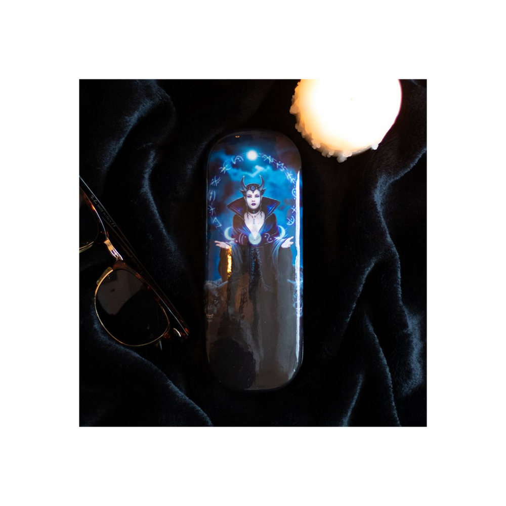 Moon Witch Glasses Case by Anne Stokes