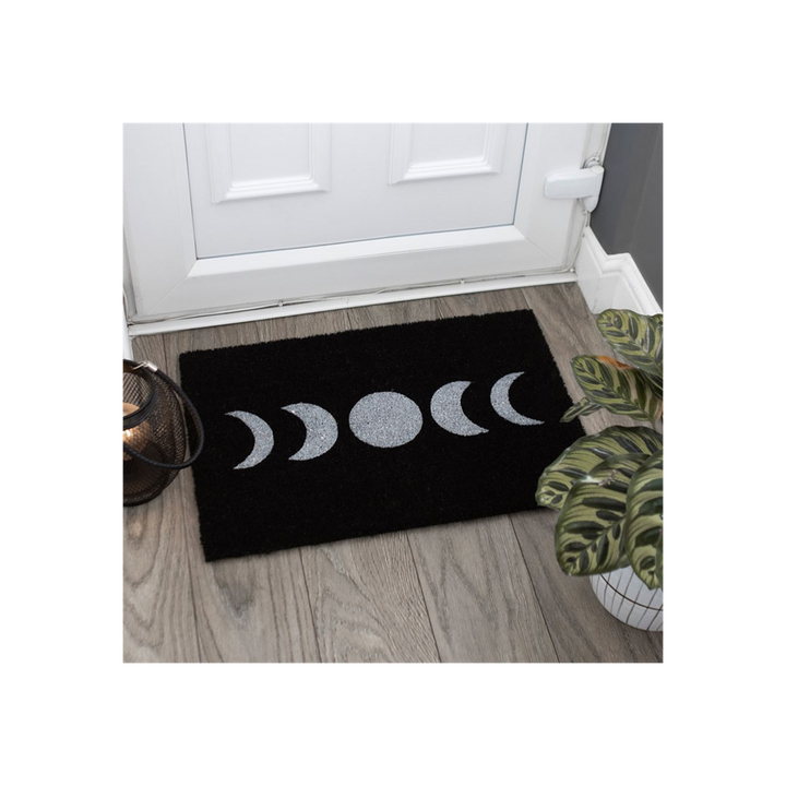 Black Moon Phase Doormat