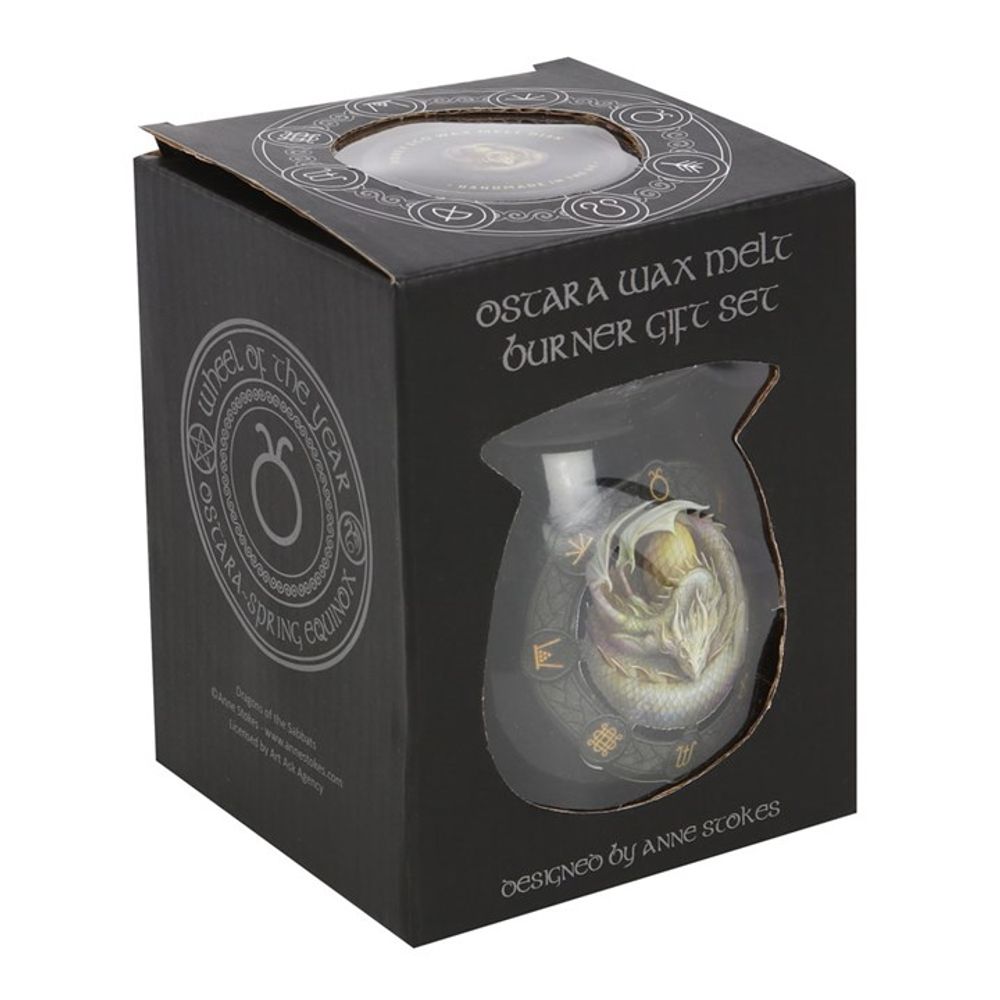 Ostara Wax Melt Burner Gift Set by Anne Stokes