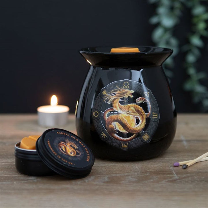 Litha Wax Melt Burner Gift Set by Anne Stokes