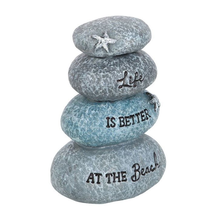 Life is Better at the Beach Resin Stone Ornament