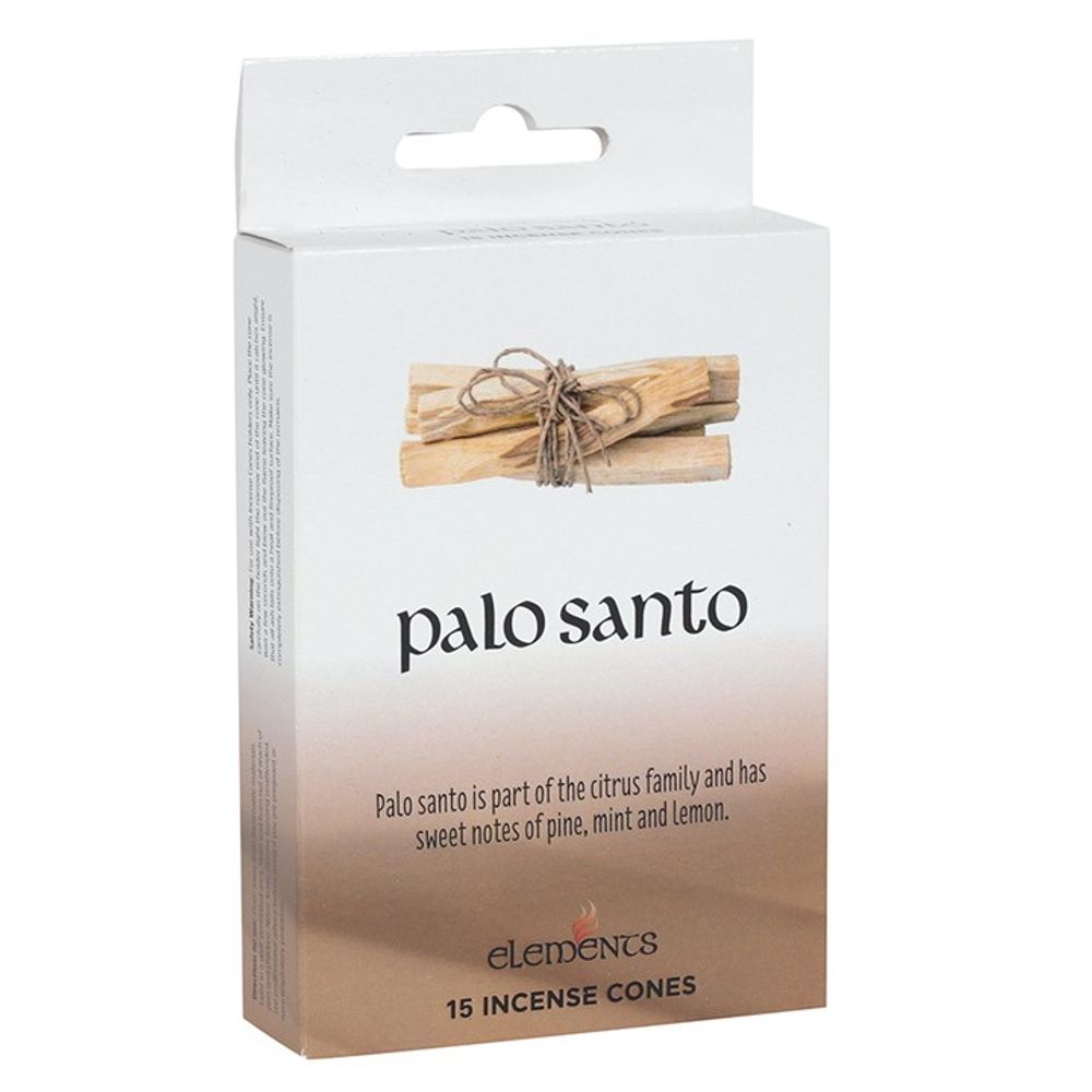 Set of 12 Packets of Elements Palo Santo Incense Cones