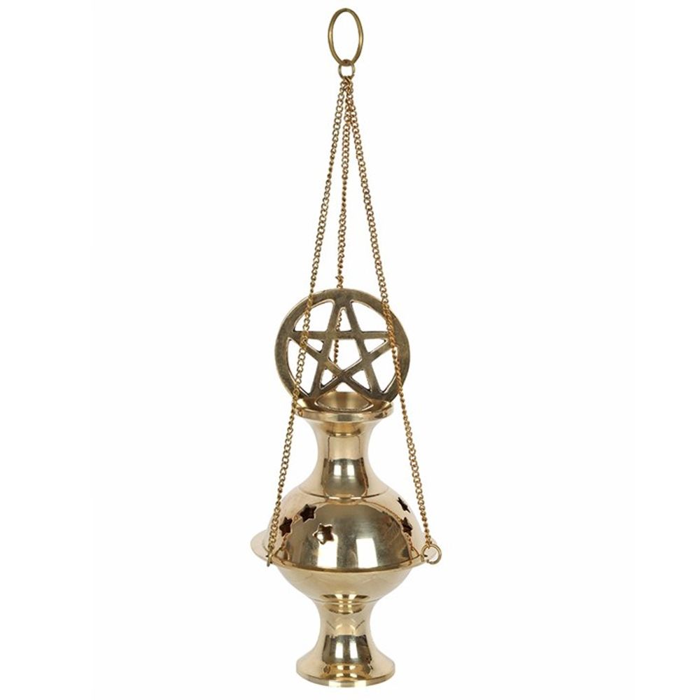 Metal Pentagram Incense Censer