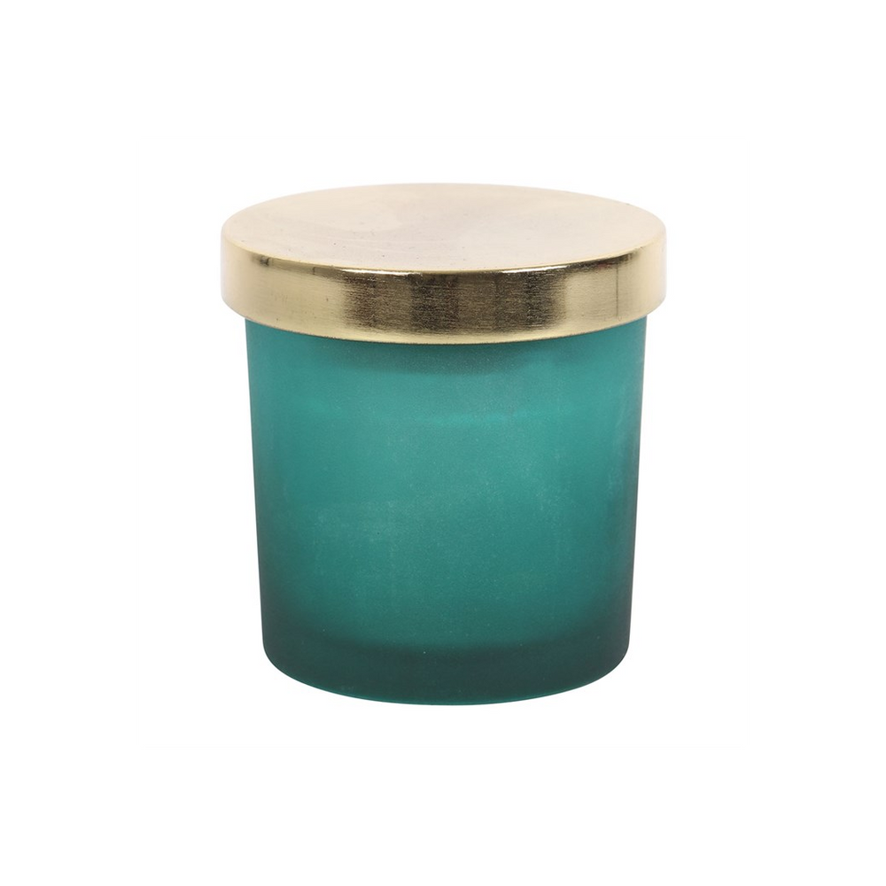 Heart Chakra Mint Crystal Chip Candle