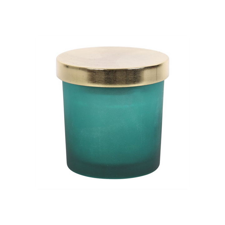 Heart Chakra Mint Crystal Chip Candle