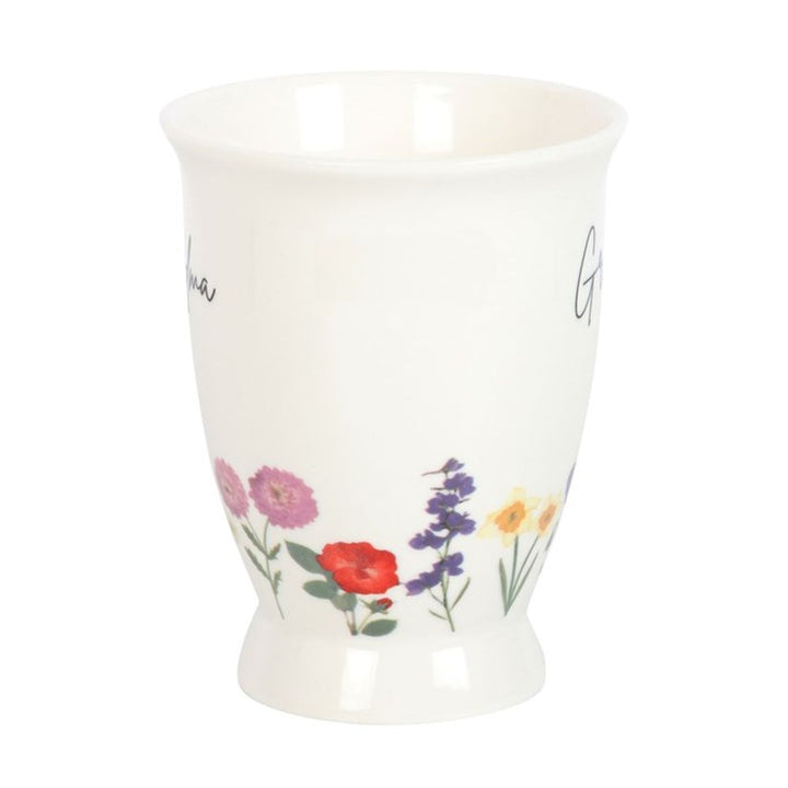 Grandma Wildflower Pedestal Mug