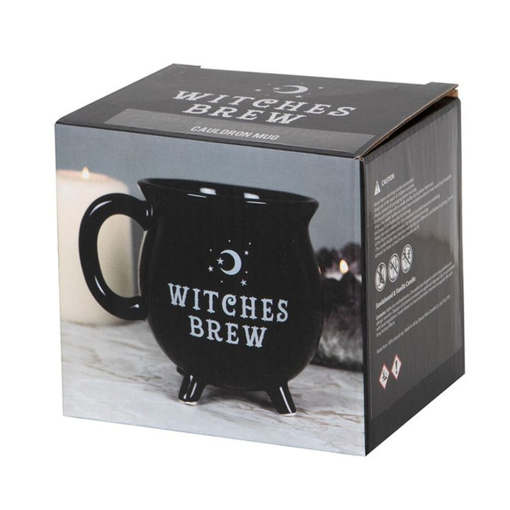 Witches Brew Cauldron Mug Candle