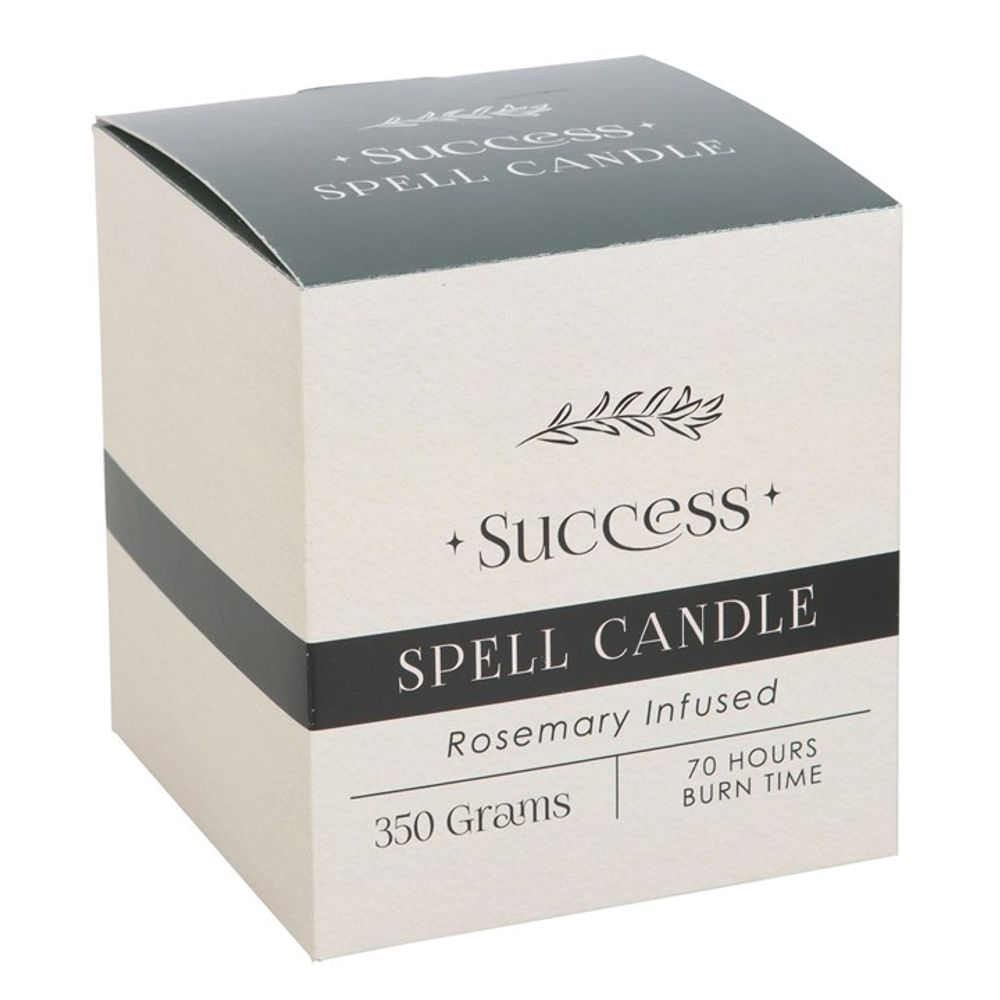 Rosemary Infused Success Spell Candle